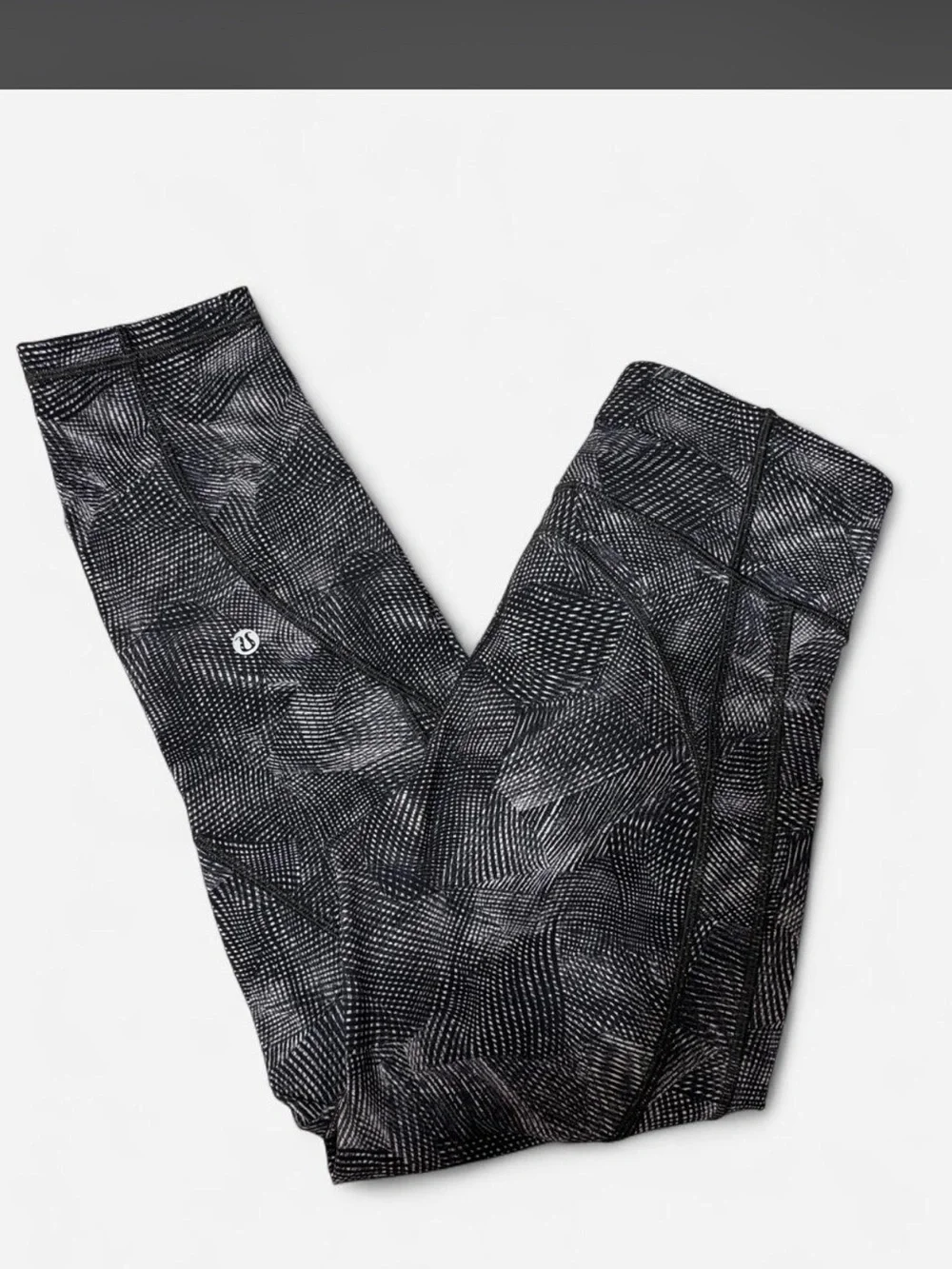 lululemon athletica  Black & White Patterned Joggers